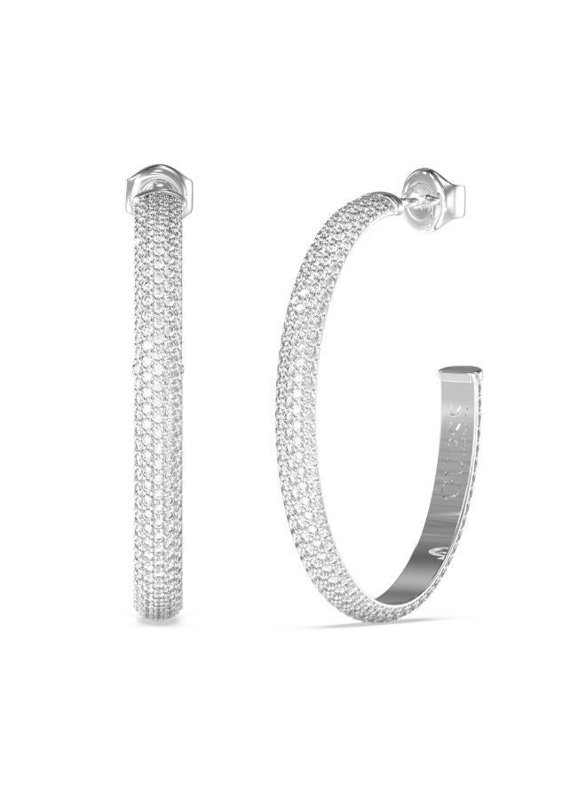 أقراط دائرية مرصعة من إيسينزا